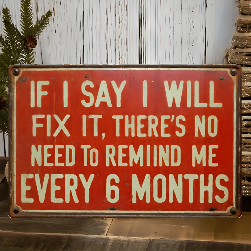 Auto Repair Shop Signs - Divertido Letrero de Aluminio para Taller