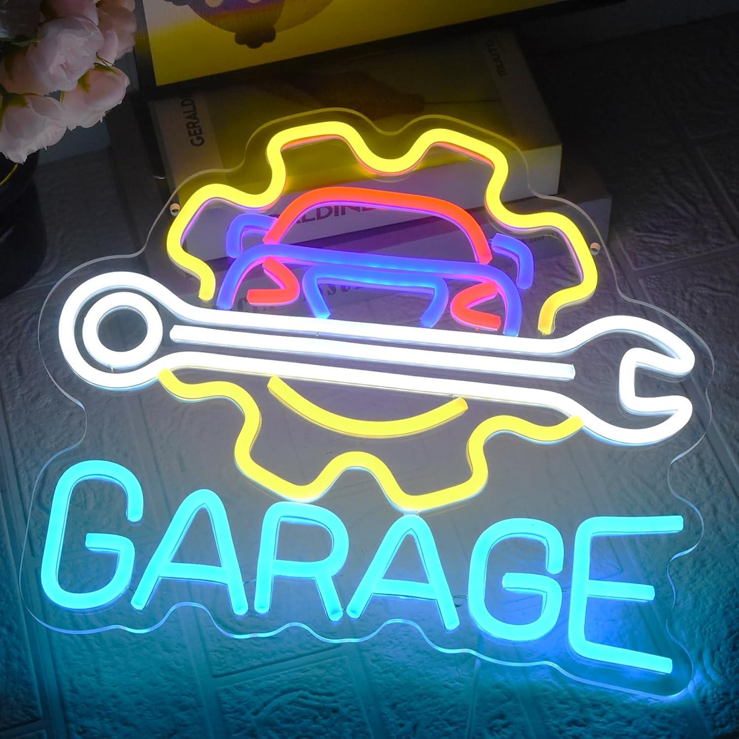 Letrero de Neón para Garaje, L - Auto Repair Shop Signs reseña y precio