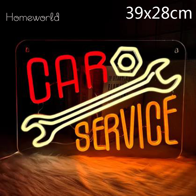 Letrero de neón para servicio  - Auto Repair Shop Signs reseña y precio
