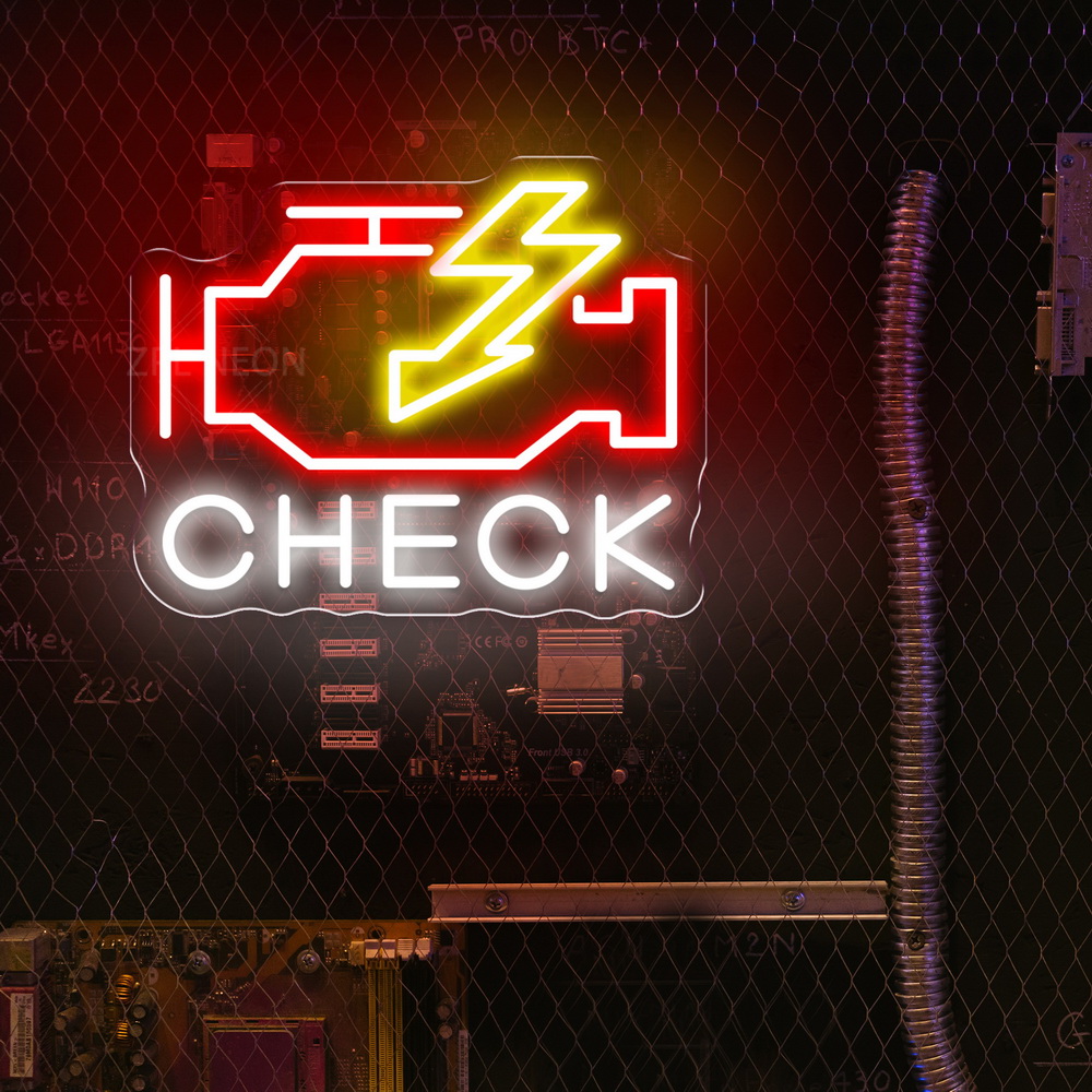 Letrero de neón con motor, luc - Auto Repair Shop Signs reseña y precio