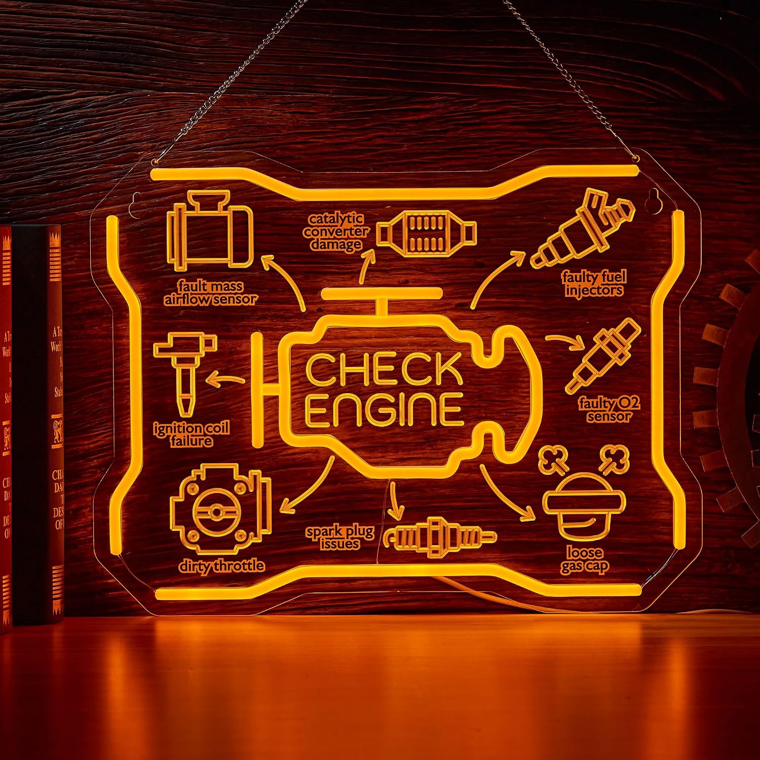 Letrero Luminoso LED USB con D - Auto Repair Shop Signs reseña y precio