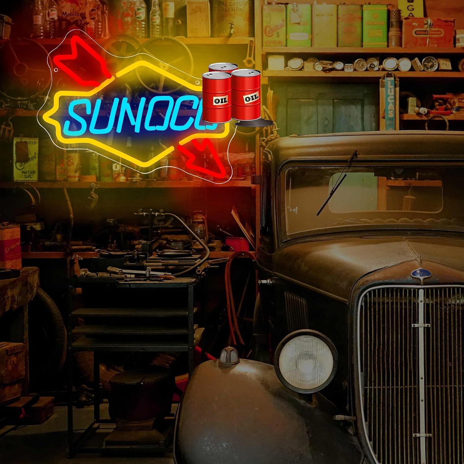 Letrero de neón para gasoliner - Auto Repair Shop Signs reseña y precio