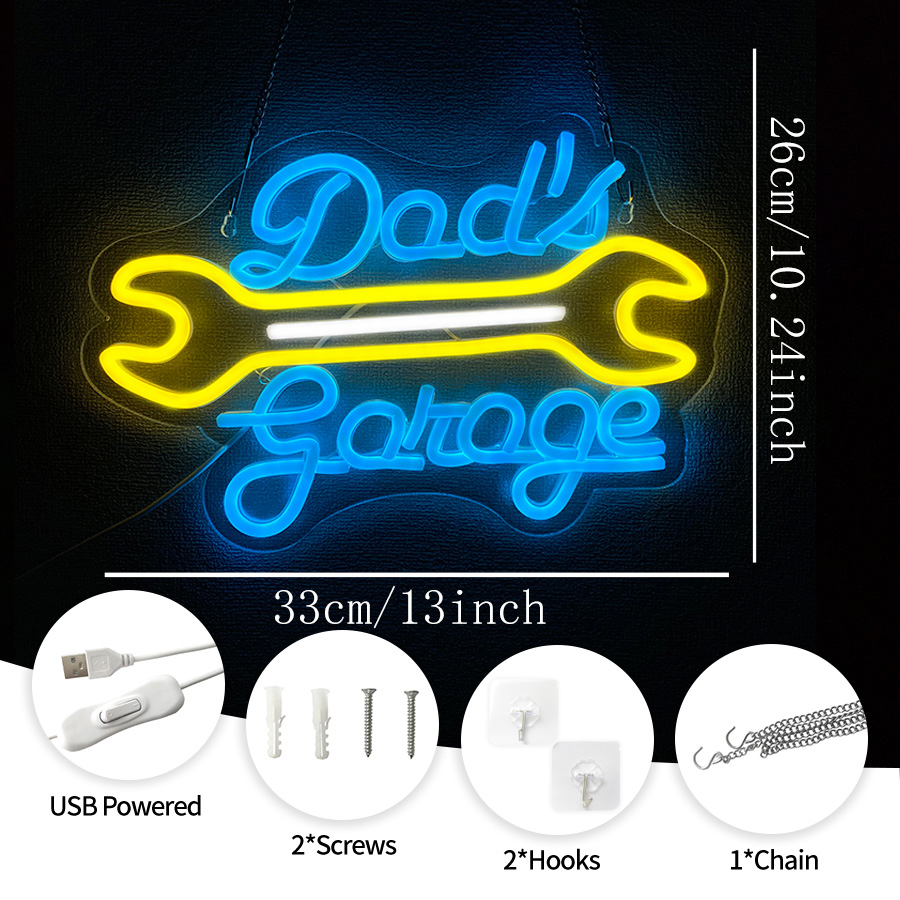 Letrero de Neón LED para Decor - Auto Repair Shop Signs reseña y precio
