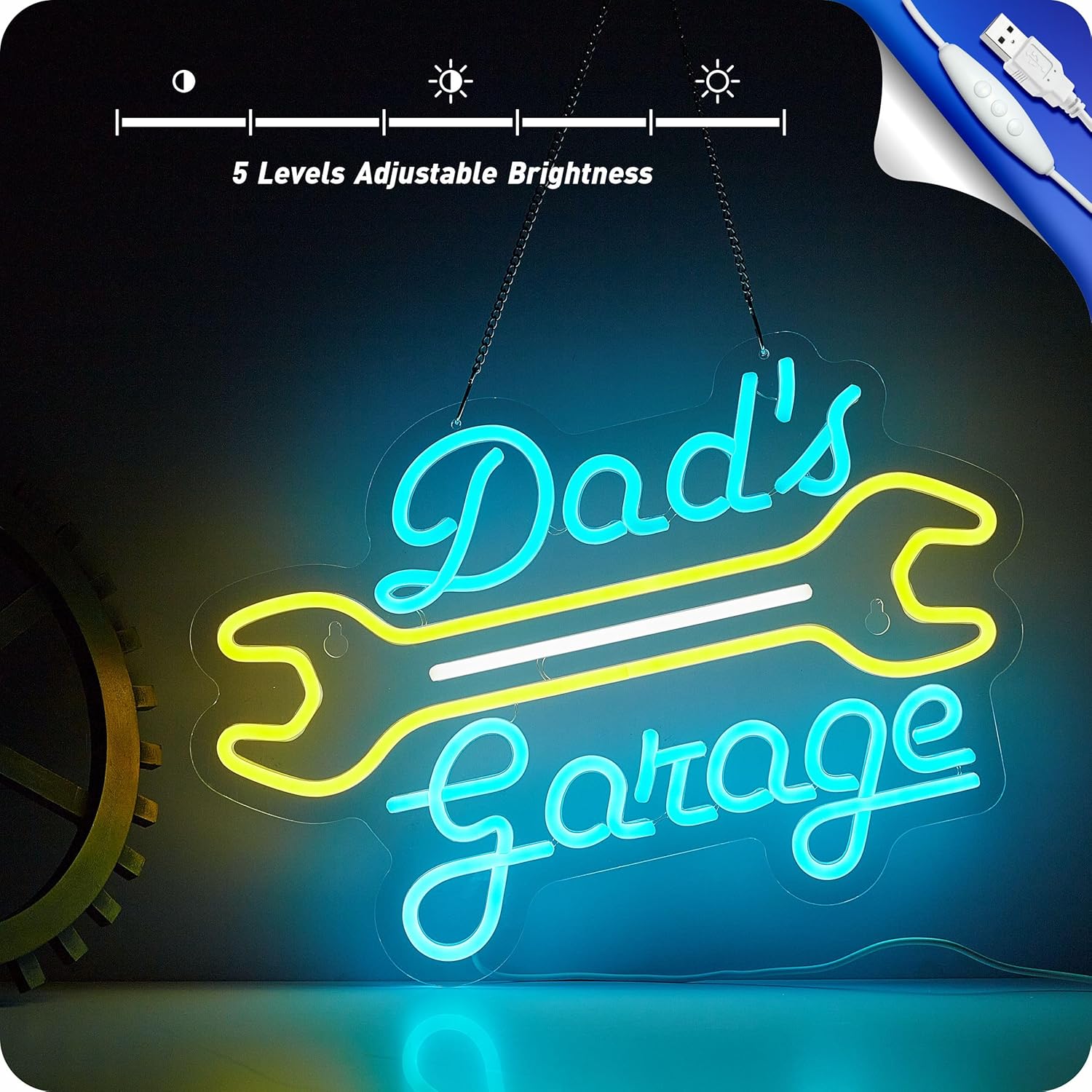 Letrero de neón para garaje, d - Auto Repair Shop Signs reseña y precio