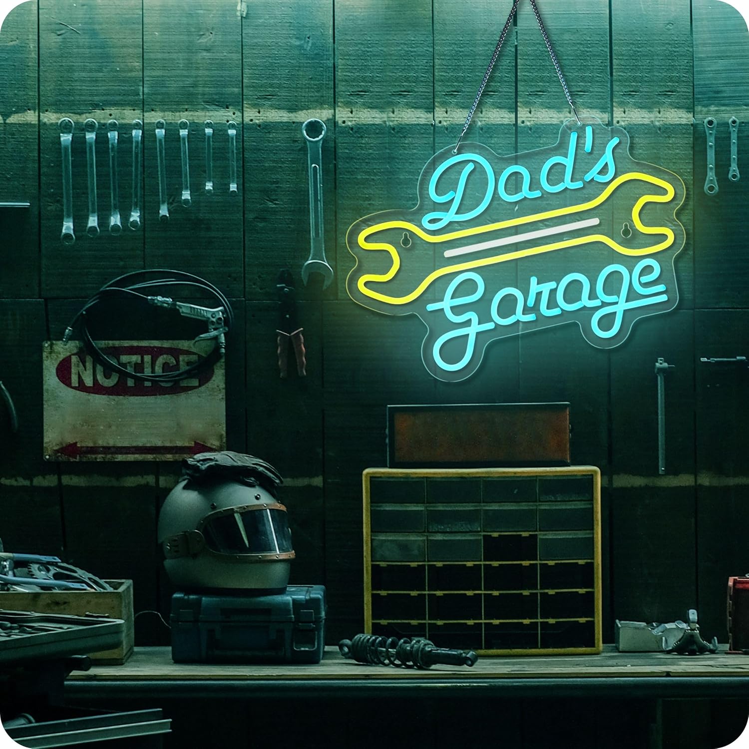 Letrero de neón para garaje, d - Auto Repair Shop Signs reseña y precio